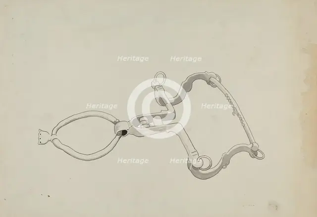 Roller Bit, c. 1936. Creator: J.Henry Marley.