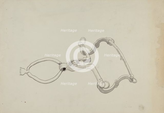 Roller Bit, c. 1936. Creator: J.Henry Marley.