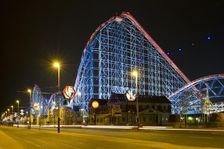 Roller Coaster, Blackpool Pleasure Beach, Lancashire, 2010. Artist: Historic England Staff Photographer