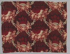 Roller Printed Cotton Textile, 19th century. Creator: Unknown