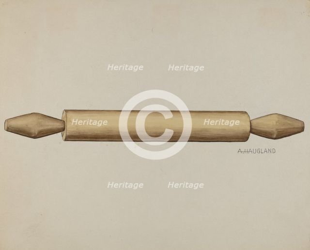 Rolling PIn, c. 1937. Creator: Augustine Haugland.