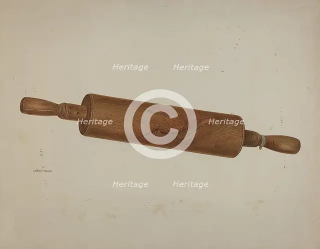 Rolling Pin, c. 1940. Creator: Albert Rudin.