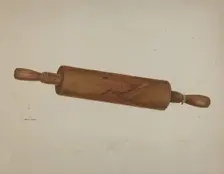 Rolling Pin, c. 1940. Creator: Albert Rudin