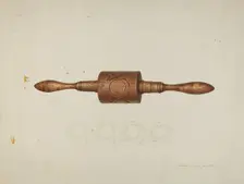 Rolling Pin, c. 1940. Creator: Edward L Loper