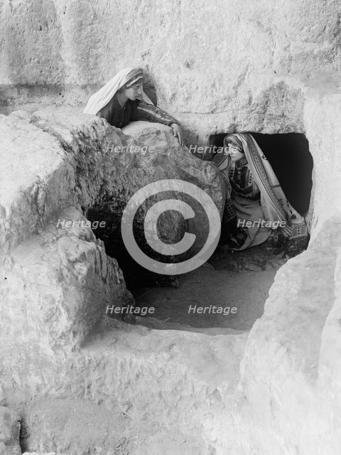 Rolling Stone, Tomb of Kings, Jerusalem, between c1915 and c1920. Creator: Bain News Service.