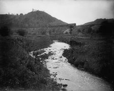 Rolling Stone Valley, westbound passenger train, between 1880 and 1899. Creator: Unknown