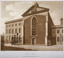 Rolls Chapel, Chancery Lane, City of London, 1800. Artist: Anon