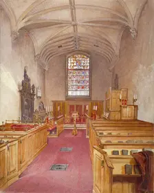 Rolls Chapel, Chancery Lane, London, 1886. Artist: John Crowther