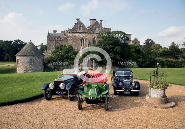 Rolls Royce Alpine Eagle, De Dion Bouton & Riley 2.5 RMB, Palace House, Beaulieu. Creator: Unknown.