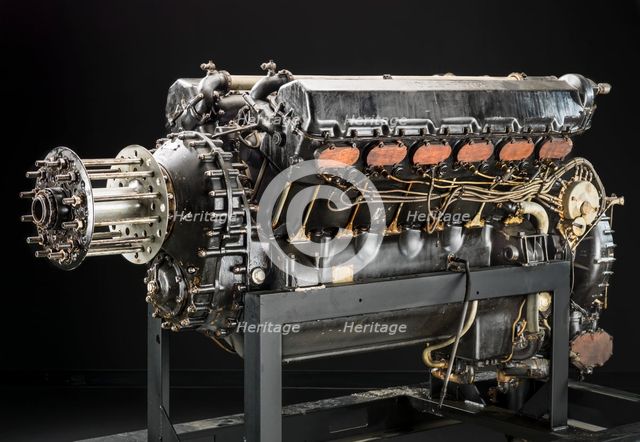 Rolls-Royce Buzzard V-2240-56 (Model H.XIV) V-12 Engine, ca. 1928. Creator: Rolls-Royce.