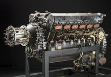 Rolls-Royce Buzzard V-2240-56 (Model H.XIV) V-12 Engine, ca. 1928. Creator: Rolls-Royce