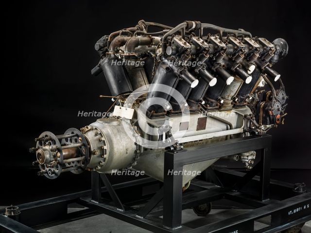 Rolls-Royce Eagle VIII, V-12 Engine, Circa 1917-1922. Creator: Rolls-Royce.