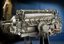 Rolls-Royce Merlin R.M. 14S.M. Mk 100 V-12 Engine, 1944. Creator: Rolls-Royce