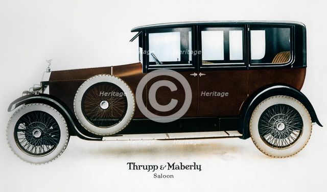 Rolls-Royce saloon, c1910-1929(?). Artist: Unknown