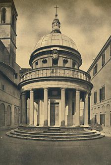 Roma - Temple by Bramante in the Cloisters of S. Pietro in Montorio on the Janiculum Hill 1910