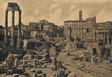 Roma - The Roman Forum and the Capitoline Hill 1910