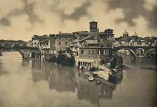 Roma - Tiberine Island and the ancient Bridges Caestius and Fabritius 1910
