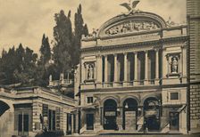 Roma - Via Nazionale. National Dramatic Theatre and Colonna Villa 1910