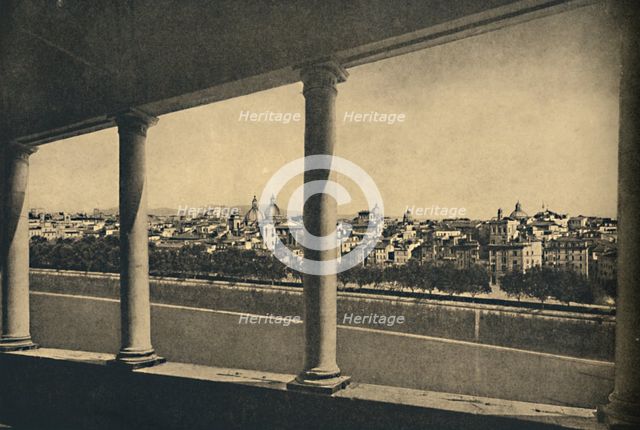 'Roma - View of the City from the Logia by Bramante in Castle St. Angelo', 1910. Artist: Unknown.