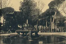 Roma - Villa Borghese - Fountain of the Sea-Horses 1910