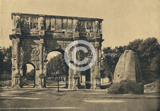 ''Roma - Arch of Constantine (AD 315)', 1910. Artist: Unknown.