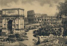 Roma - Arch of Titus - The Colosseum 1910