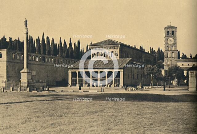 ''Roma - Basilica di S. Lorenzo fuori le Mura', 1910. Artist: Unknown.