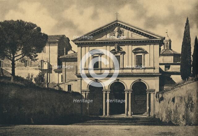 'Roma - Basilica of S. Sebastian on the Appian Way', 1910. Artist: Unknown.