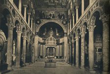 Roma - Basilica of St. Agnes outside the walls on the Street Nomentana 1910