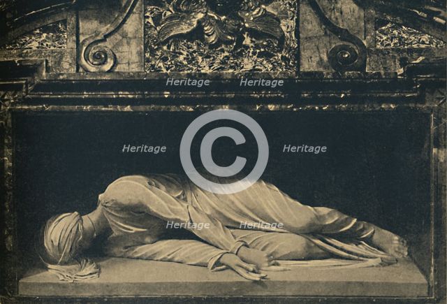'Roma - Basilica of St. Caecilia. - Statue of the Saint by Maderno', 1910. Artist: Carlo Maderno.