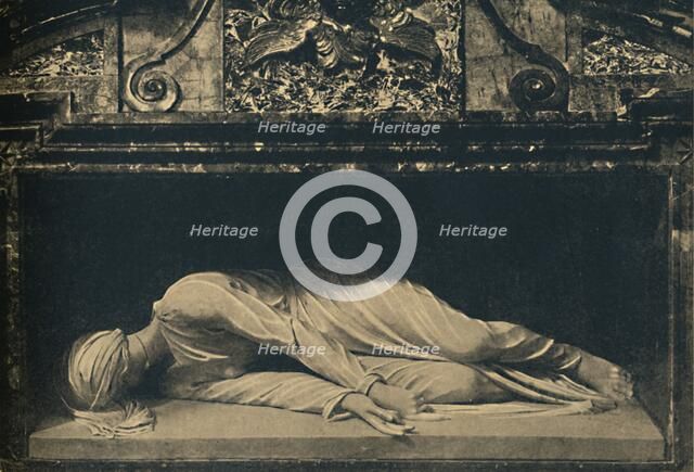 'Roma - Basilica of St. Caecilia. - Statue of the Saint by Maderno', 1910. Artist: Carlo Maderno.