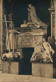 Roma - Basilica of St. Peter - Tomb of Clement XIII, by Canova 1910