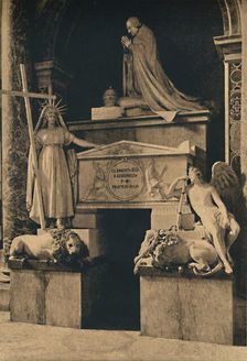 Roma - Basilica of St. Peter - Tomb of Clement XIII, by Canova 1910