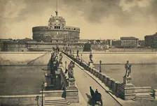 Roma - Bridge and Castle of St. Angelo 1910