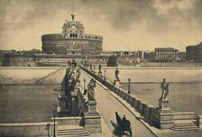 Roma - Bridge and Castle of St. Angelo 1910