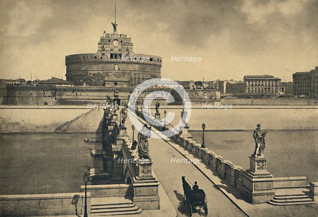 'Roma - Bridge and Castle of St. Angelo', 1910. Artist: Unknown.