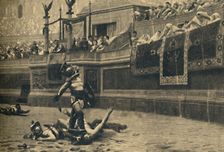 Roma - Colosseum - Thumbs down in a gladiatorial fight 1910