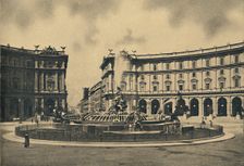 Roma - Esedra Square and the Naiades Fountain 1910