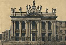 Roma - Facade of the Basilica of St. John Lateran (Ales. Galilei, 1734) 1910