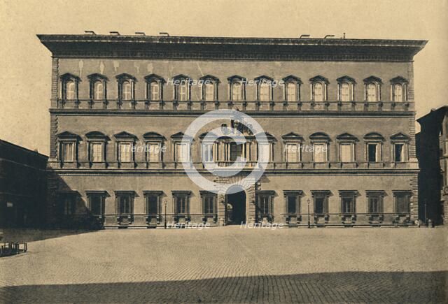 'Roma - Farnese Palace', 1910. Artist: Unknown.
