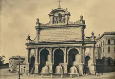 Roma - Fountain of the aquaduct of Paul V, erected from the designs of Fontana in 1612 1910