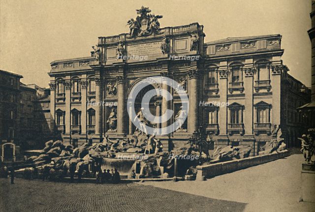 'Roma - Fountain of Trevi', 1910. Artist: Unknown.