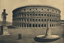 Roma - Imaginary reconstruction of the Colosseum 1910