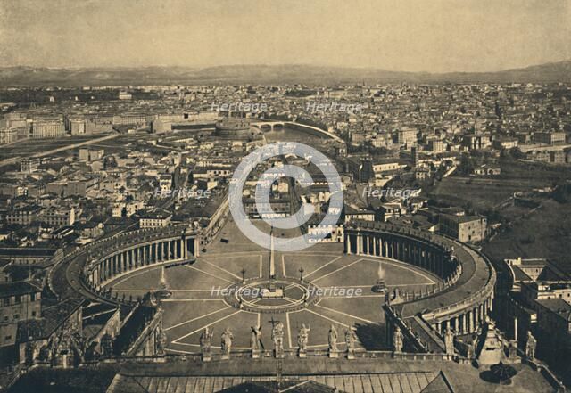 'Roma - Panaromic View from the cupola of St. Peter's', 1910. Artist: Unknown.