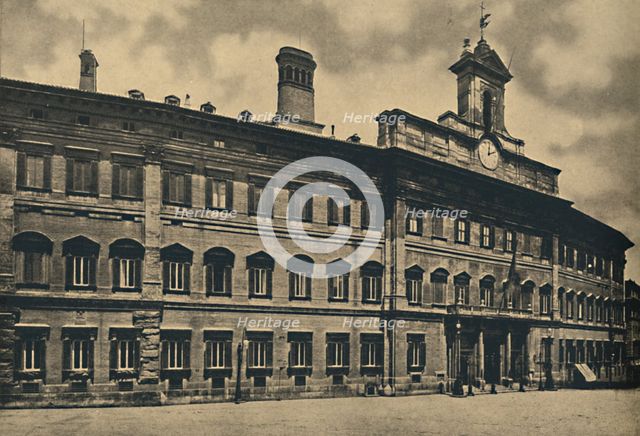 'Roma - 'Palacae of Montecitorio', 1910.  Artist: Unknown.