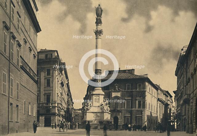 'Roma - Piazza di Spagna', 1910. Artist: Unknown.