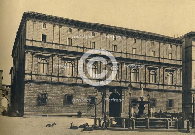 'Roma - Piazza Scossacavalli. - Palace of Prince Torlonia, by Bramante', 1910. Artist: Unknown.