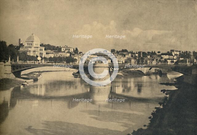 'Roma - Ponte Garibadi', 1910.  Artist: Unknown.