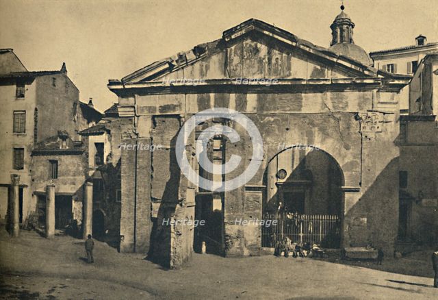 'Roma - Portico of Octavia ', 1910. Artist: Unknown.