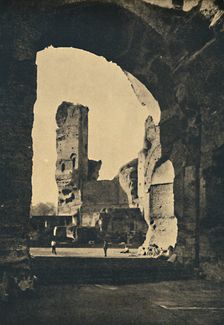 Roma - Remains of the Baths of Caracalla on the Appian Way 1910